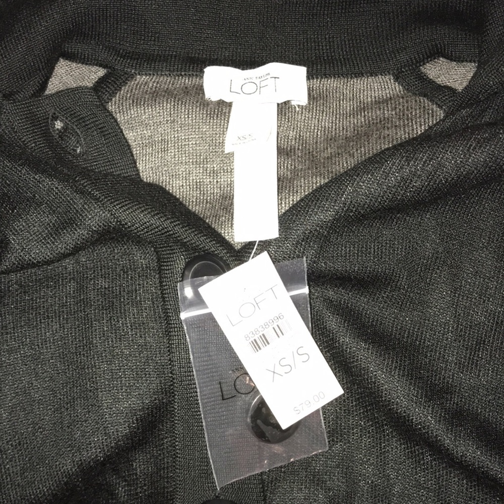 NWT LOFT Poncho Sweater SIZE XS/S - Picture 6 of 6